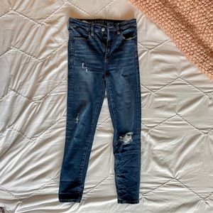 American Eagle highest rise jeggings